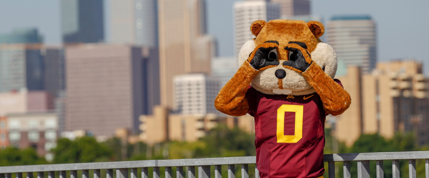 Goldy Gopher searching