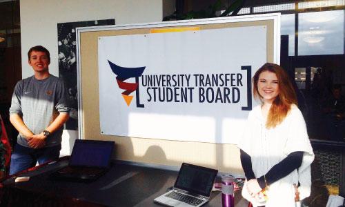University Transfer Student Board booth